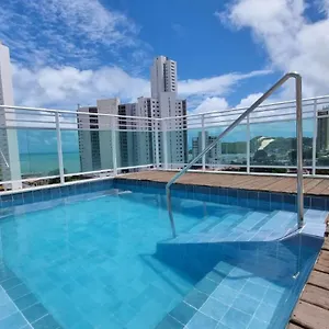Seamar Flat Rn Varandas- Completo Com Ar E Cozinha , Natal Brasil